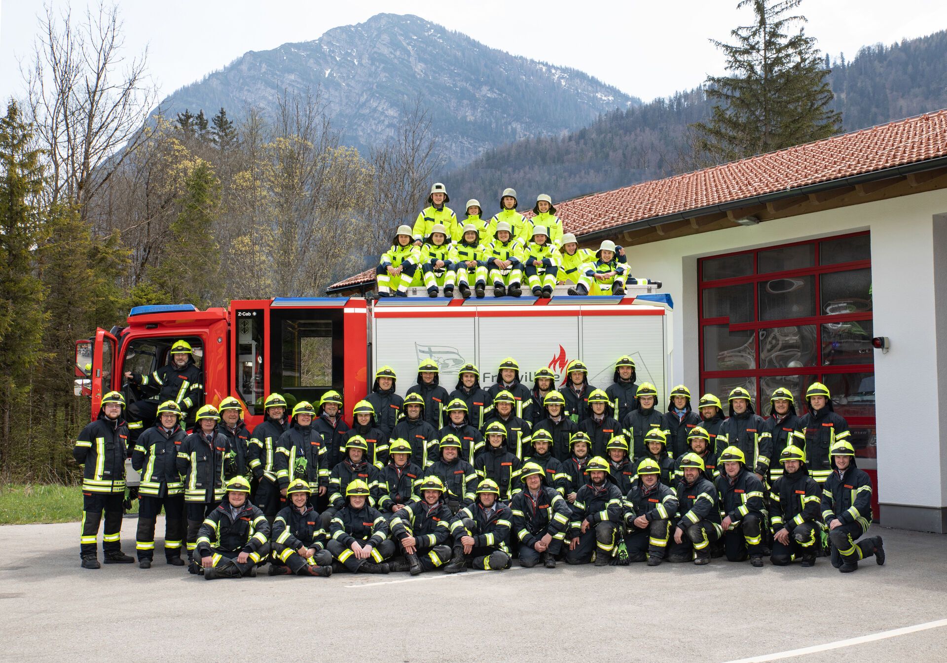 Bild der Feuerwehrmannschaft